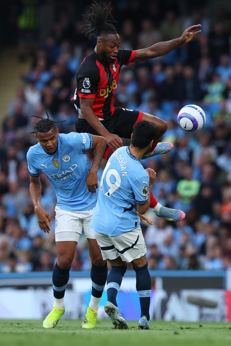 曼城英超主场对伯恩茅斯9战9胜，仅次于曼联主场对卢顿16场全胜