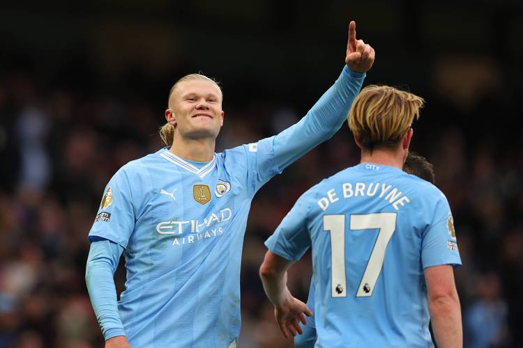 本赛季英超表现超预期进球最多球员:哈兰德+2.7居首,凯塞多第三