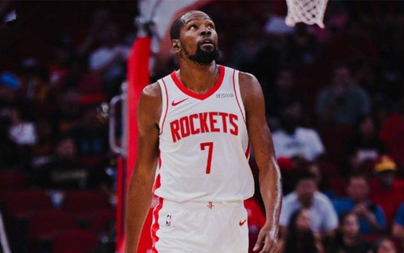 18中6得21分6板5助!火箭官方赢球海报封面人物:杜兰特